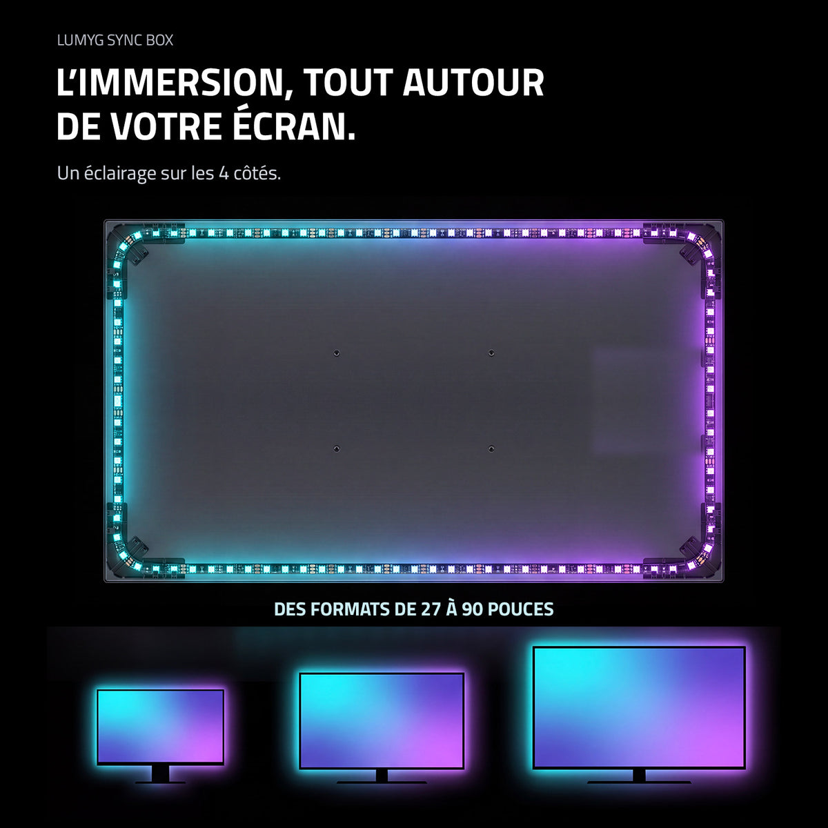 Rétroéclairage Sync Box HDMI 2.0