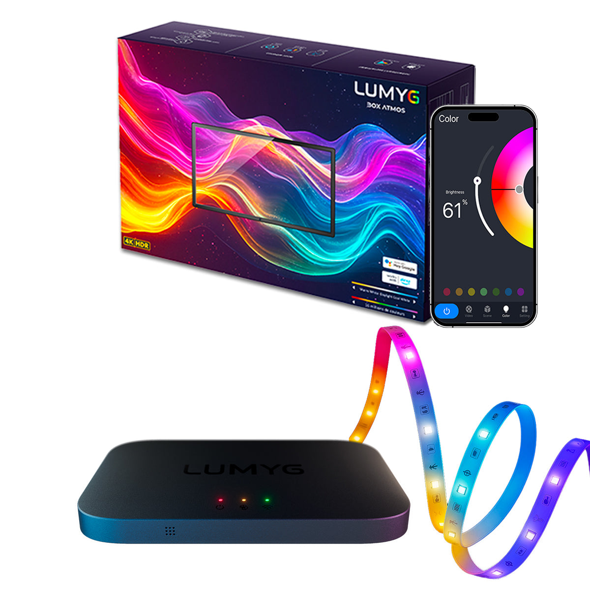 Rétroéclairage Sync Box HDMI 2.0